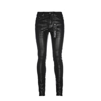 Purple Brand P001 LE Leathered Black Men's Designer Jean
