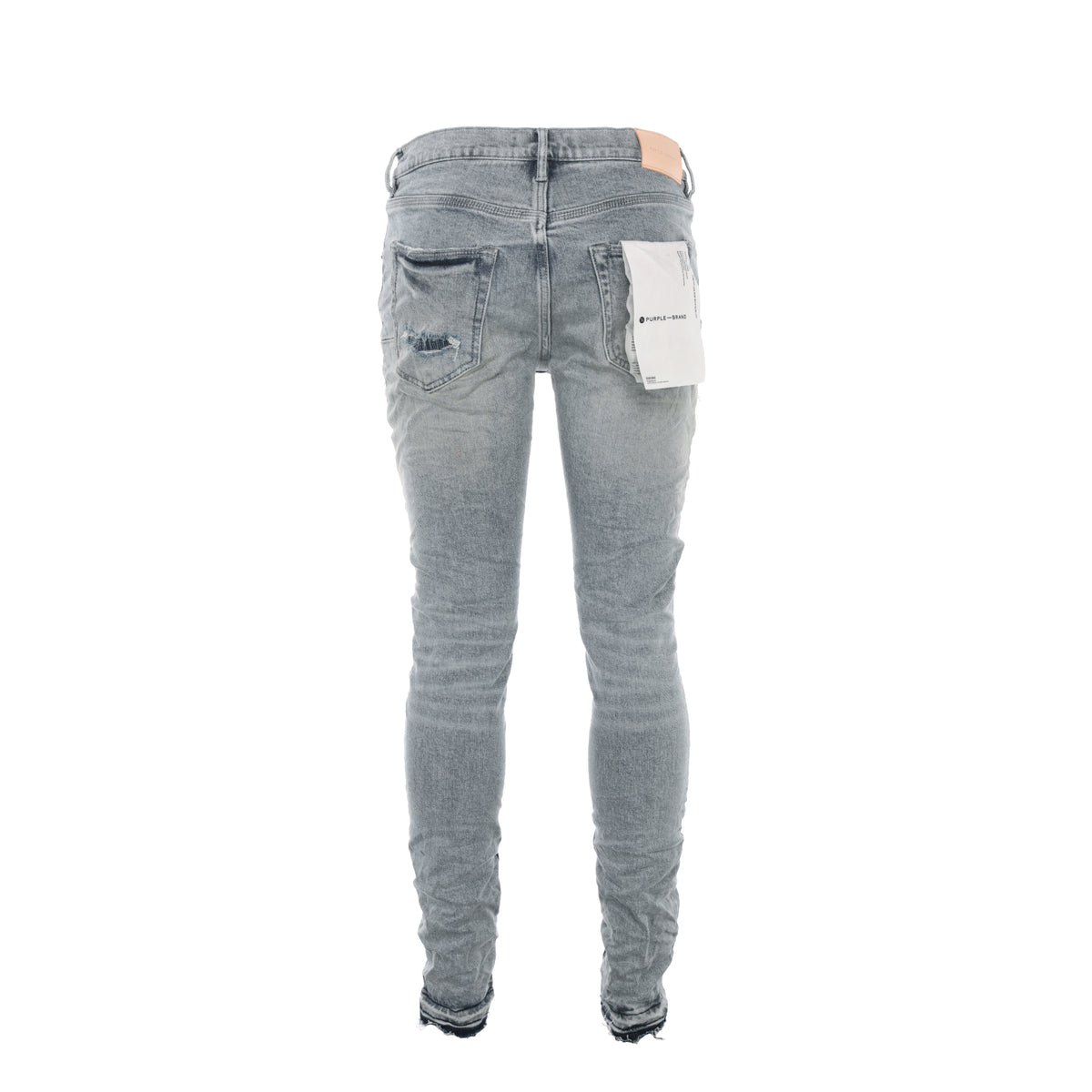 Purple Brand Denim P001 Light Indigo Stitch Patch Repair Jean