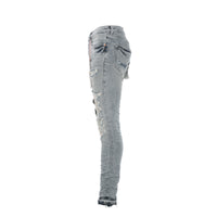 Purple Brand Denim P001 Light Indigo Stitch Patch Repair Jean