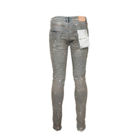 Purple Brand Light Indigo Paint Grey Coated Men's Skinny Jeans