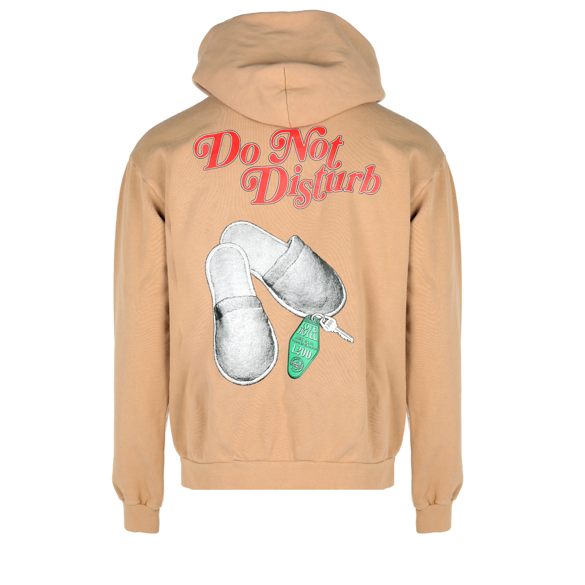 Rip N' Repair Love Therapy Men's Graphic Hoodie Beige