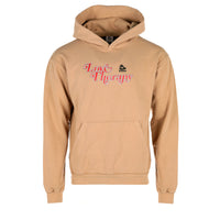 Rip N' Repair Love Therapy Men's Graphic Hoodie Beige