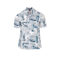 Ksubi Mash Up Resort Men's SS Shirt White - SIZE Boutique