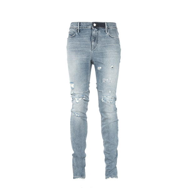 RtA Brand Bryant Medium Blue Distressed Men's Jean - SIZE 