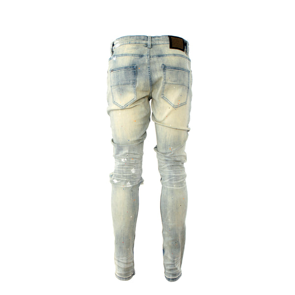SERENEDE Jean-Michel Denim Men's Skinny Designer Jeans