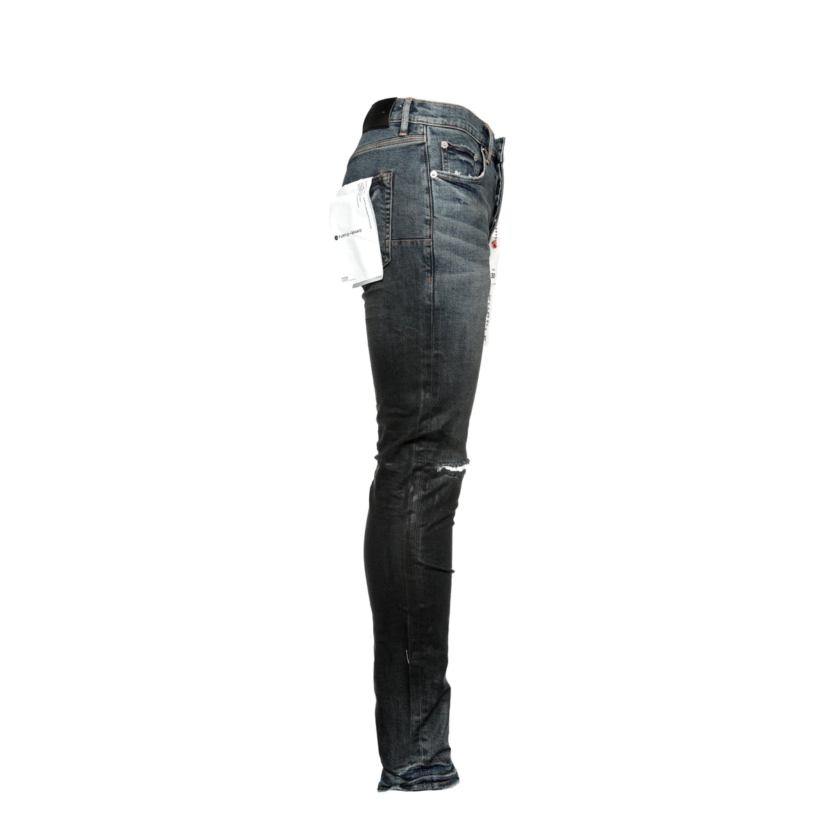 Purple Brand Mid Indigo Black Color Coated Gradient Men's Jean - SIZE Boutique