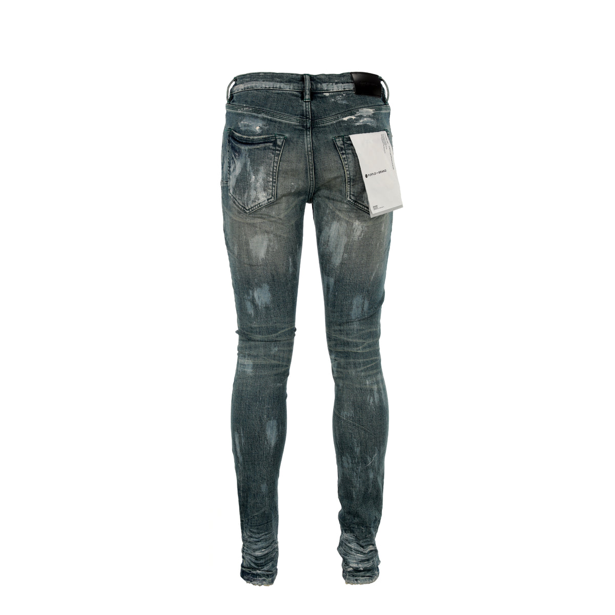 Purple Brand P001 Mid Indigo Hard Wax Men's Designer Jeans
