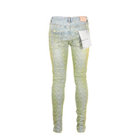 Purple Brand Neon Over Light Indigo Jacquard Monogram Men's Jeans