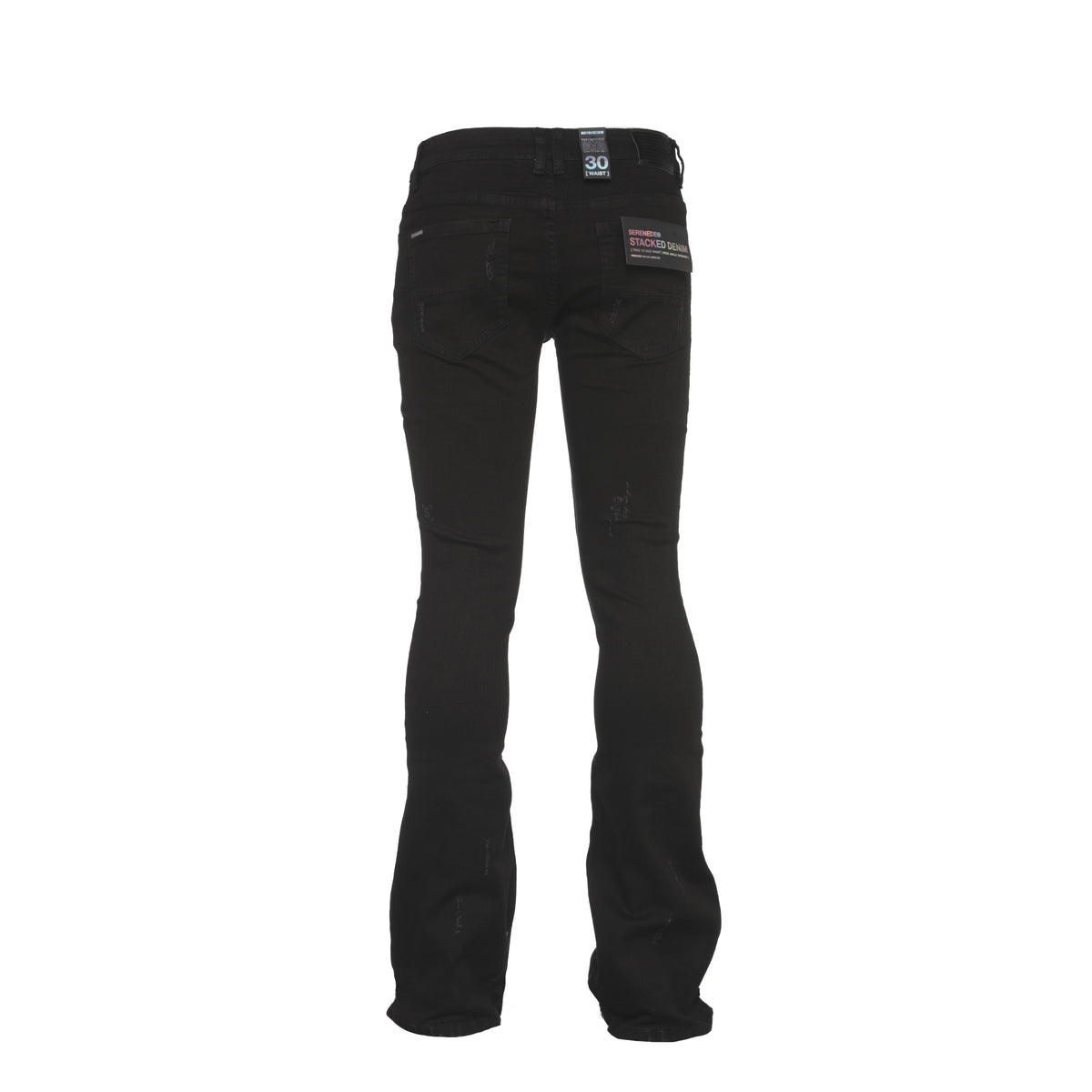 SERENEDE Noir 7 Stack Men's Jeans
