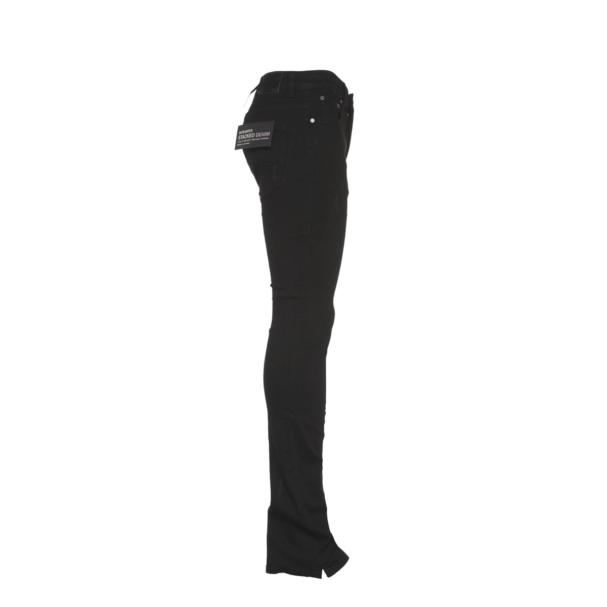 SERENEDE Noir 7 Stack Men's Jeans