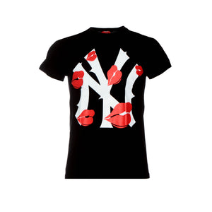 La Ropa New York Is Kissing Me Men's SS T-Shirt Black