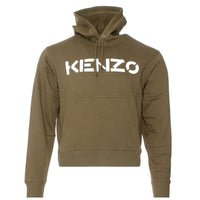FW20 Kenzo Paris New Logo Classic Men's Hoodie Khaki