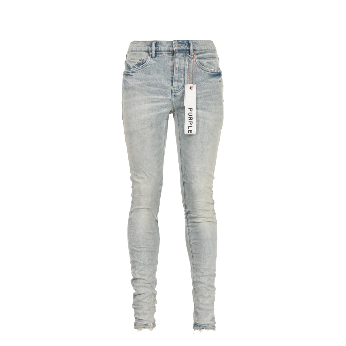Purple Brand Denim P001 Super Light Indigo Plain Vintage Men's Jeans