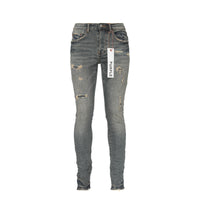 Purple Brand Mid Indigo Quilted Destroy Pocket Men's Jeans