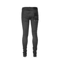 Purple Brand Black Tag P001 Raw Indigo Framis Fray Men's Designer Jeans