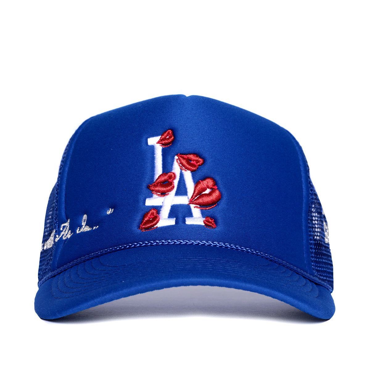 La Ropa Life Living Fly In LA Trucker Hat Royal Blue