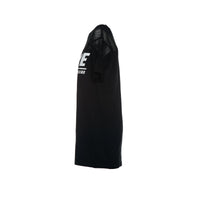 Love Moschino Mesh Jersey Dress With Logo Black