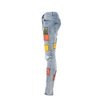  SERENEDE New World Men's Skinny Fit Jeans