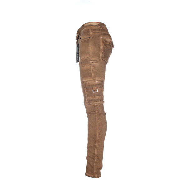 Serenede Tigers Eye Cargo Skinny Men's Jeans - SIZE Boutique