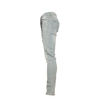 Black Denim Arctic Sky Men's Skinny Designer Jeans