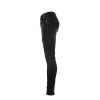 Black Denim Nemesis Men's Skinny Designer Jean