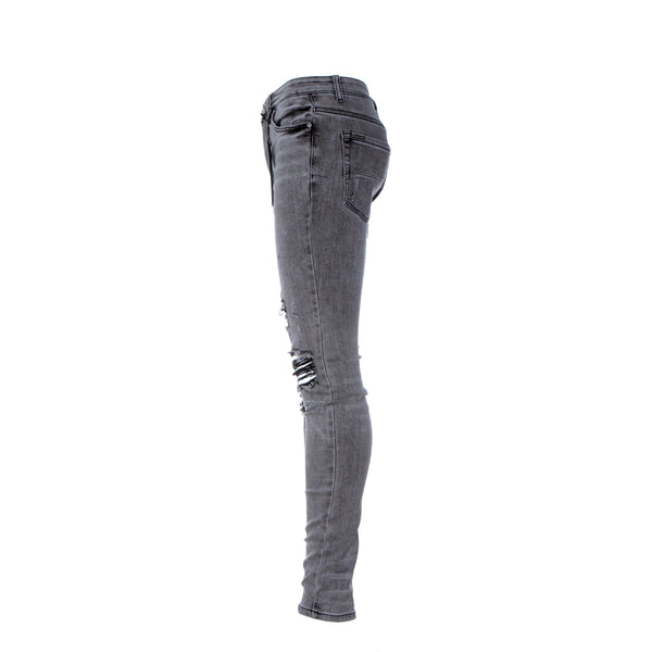  Serenede Total Eclipse Men's Skinny Jean Black