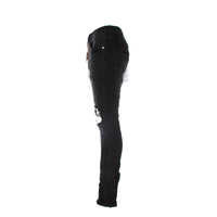 P002 Black Wash Blowout Jean