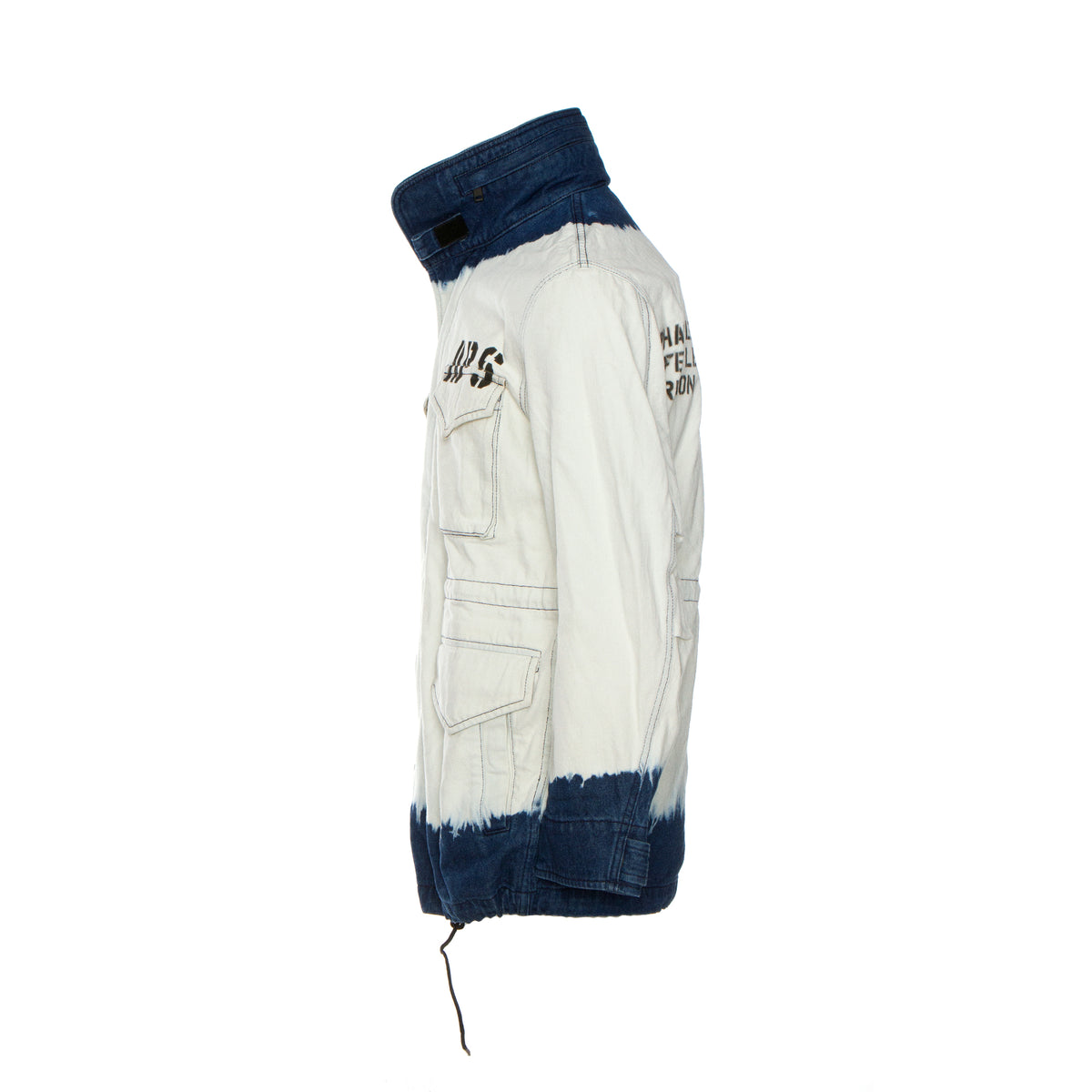 Alpha Style Falcon Washed Denim Commander Men's Jacket
