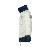 Alpha Style Falcon Washed Denim Commander Men's Jacket