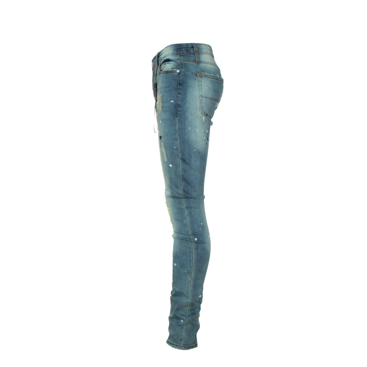 Black Denim "Atrium" Men's Skinny Designer Jeans