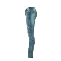 Black Denim "Atrium" Men's Skinny Designer Jeans