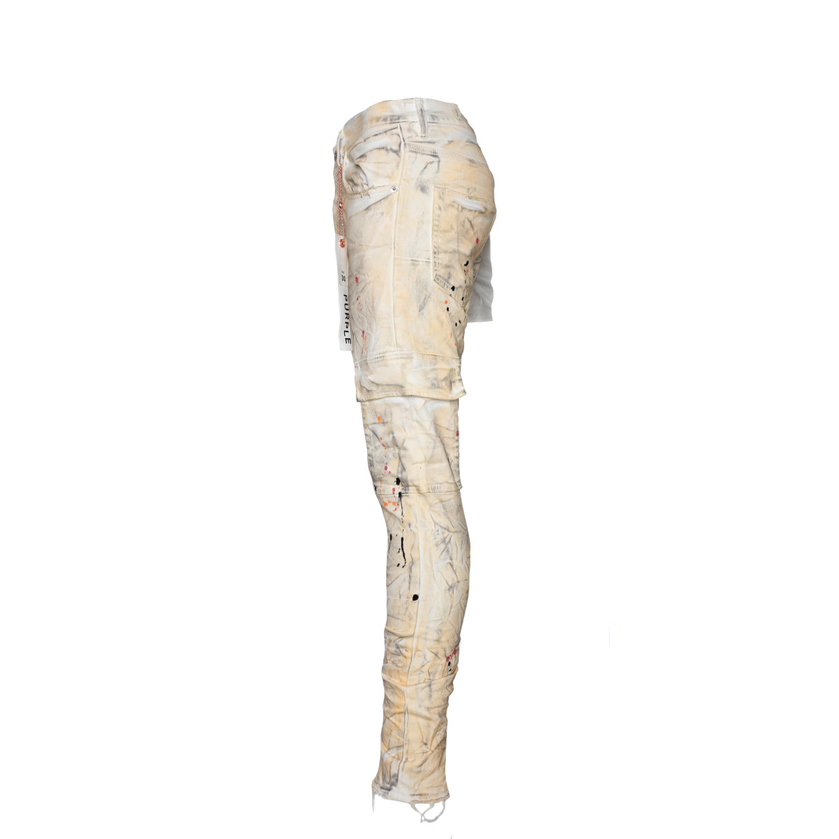 White Dirty Cargo Jean
