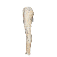 White Dirty Cargo Jean