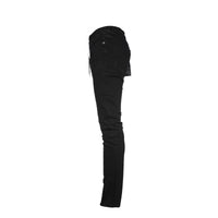 Six Week Residency Black Raw Desert Destroyed Men's Skinny Jeans