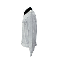 P019 Overspray Black Denim Jacket