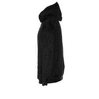Represent Logo Hoodie Snow-Washed Black