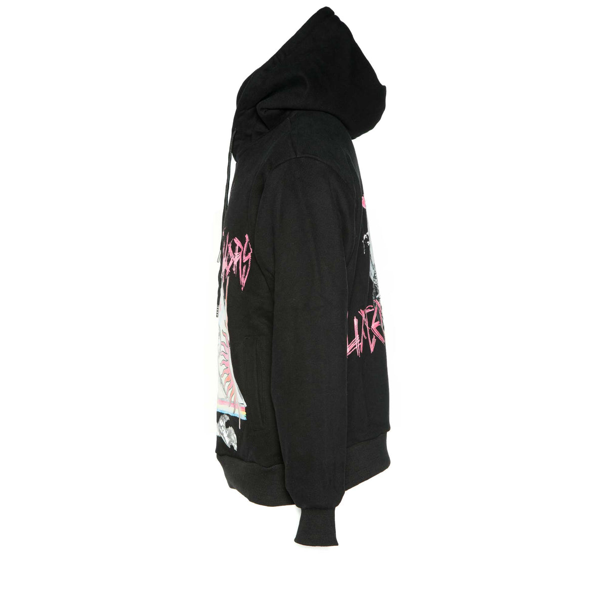 Lifted Anchors Men's Black Disco Hoodie