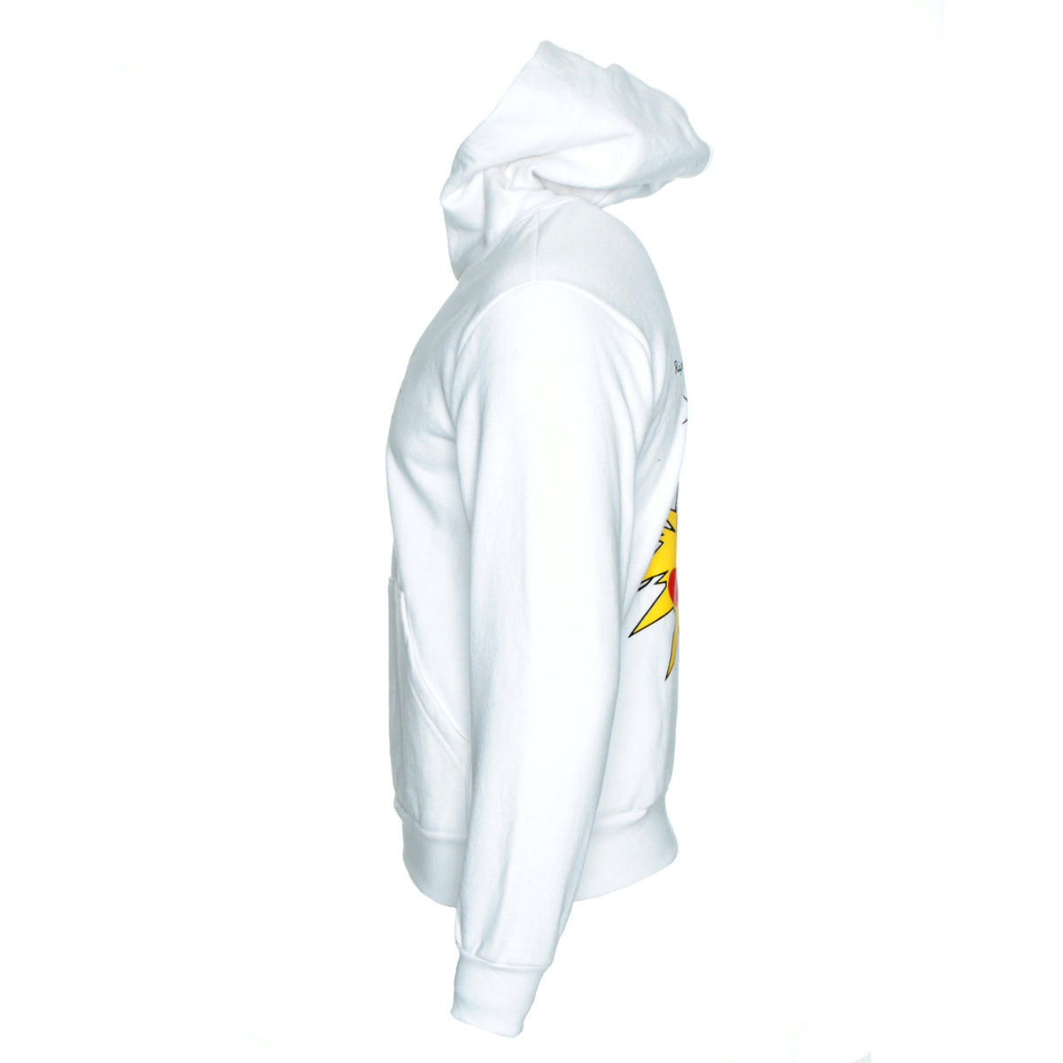 Rip n' Repair Seoul Glow Men's UV Activated Hoodie White