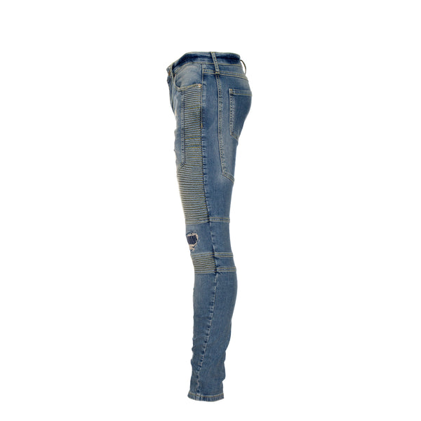 NEW Represent Biker Denim in Sand Blue