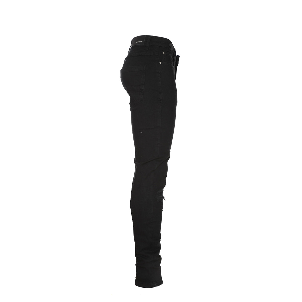 Black Denim Black Stallion Men's Skinny Designer Jeans