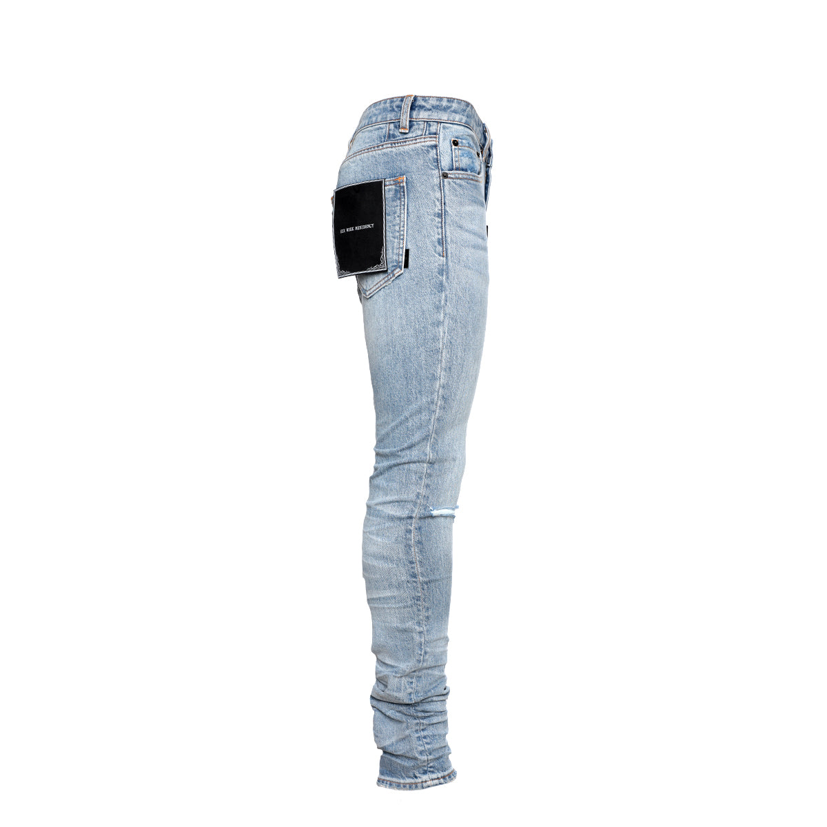 Six Week Residency Desert Mirage Light Indigo Ultra Skinny Men's Jeans