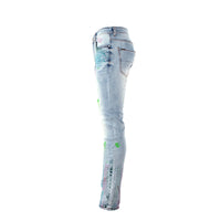 Serenede Holy Amaranth Men's Skinny Jeans