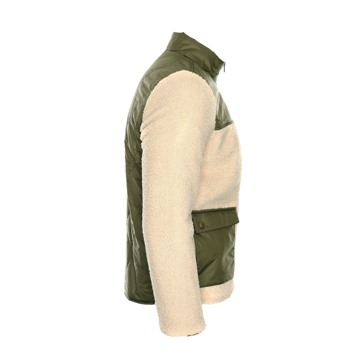 Ojardorf Men's Mountain Zip Fleece Cream