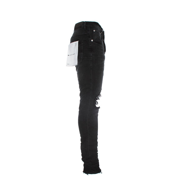P002 Black Wash Blowout Jean