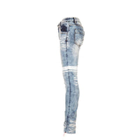 Lifted Anchors Jude Striped Denim Blue 