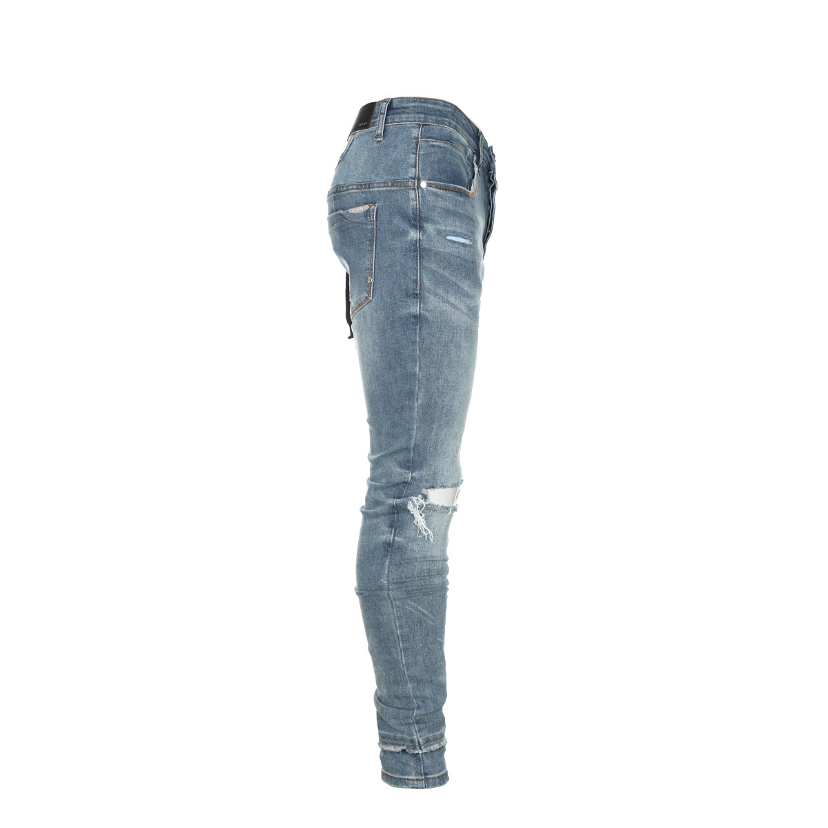 Kollar Double Stack Men's Skinny Jeans Blue