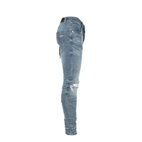 Kollar Double Stack Men's Skinny Jeans Blue