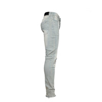 Black Denim Arctic Sky Men's Skinny Designer Jeans