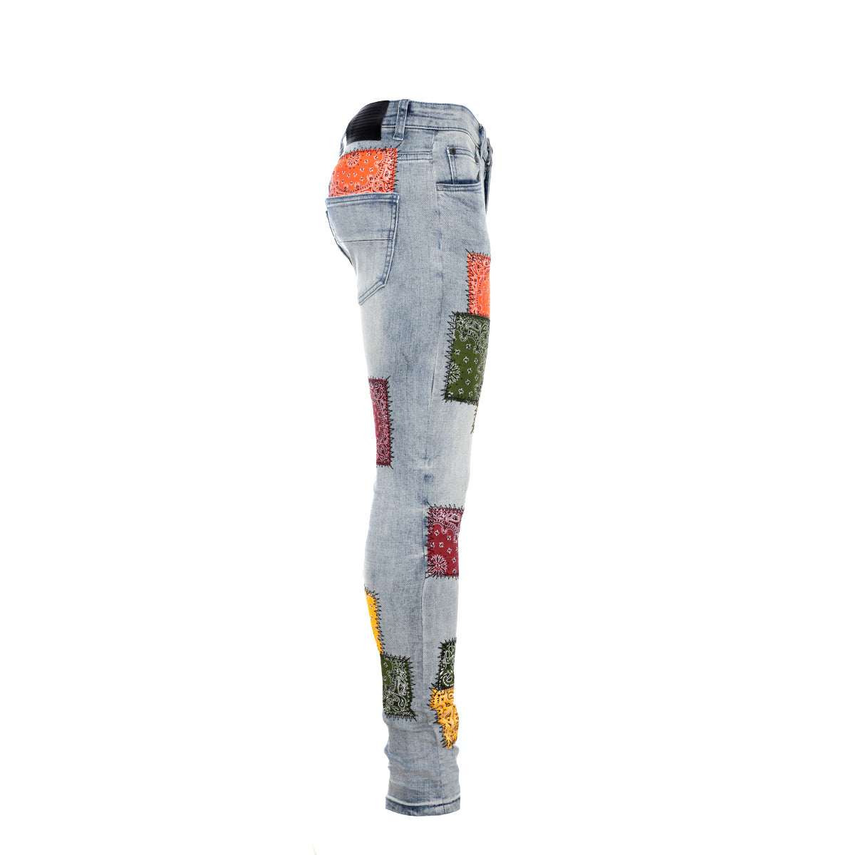  SERENEDE New World Men's Skinny Fit Jeans