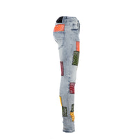  SERENEDE New World Men's Skinny Fit Jeans